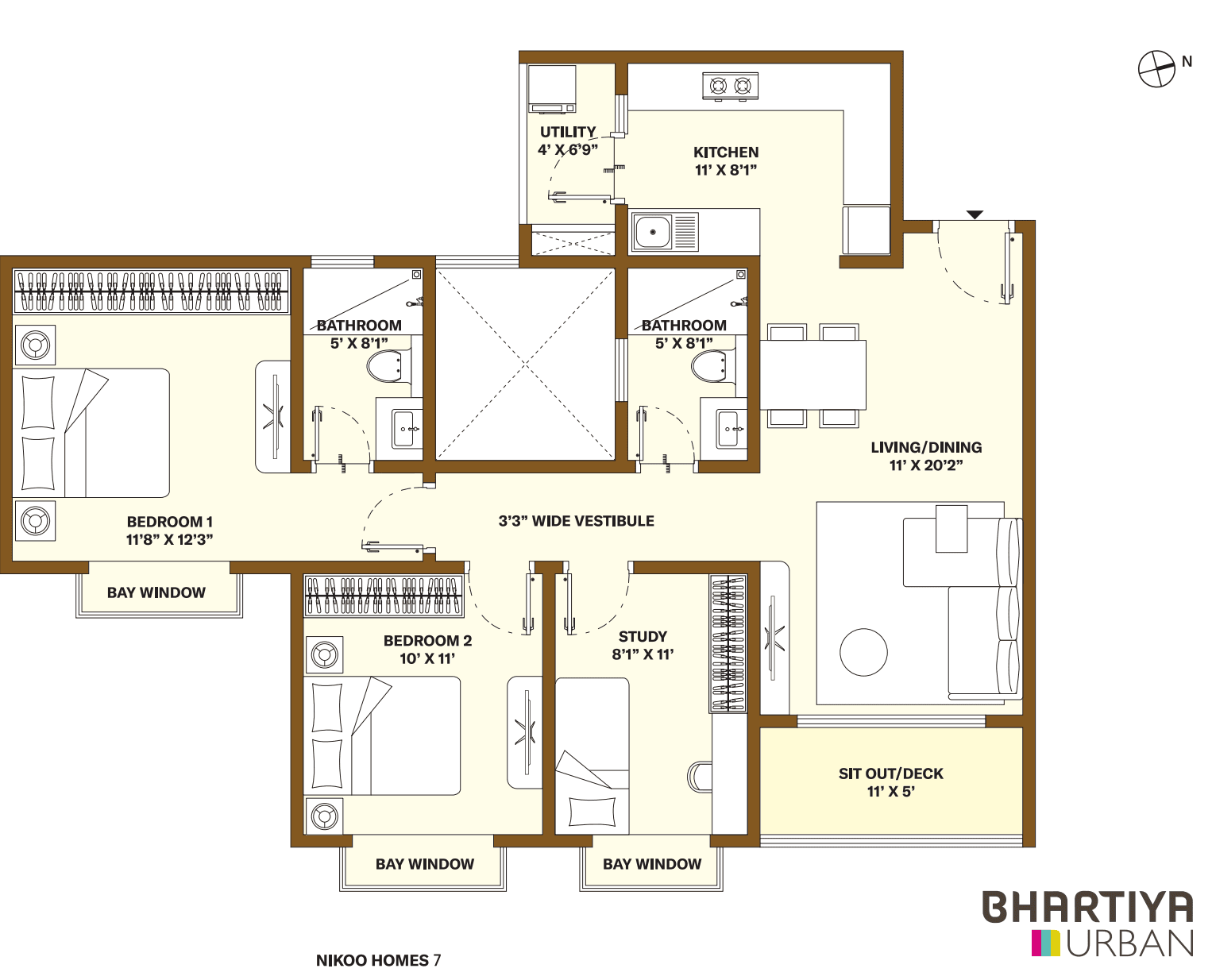 2.5 BHK
